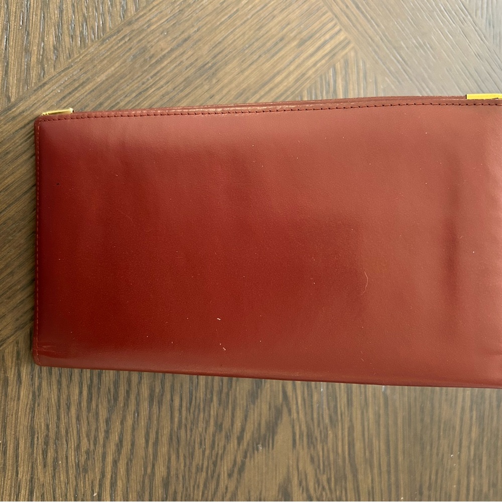 Cartier VINTAGE Burgundy Long Wallet EUC - Picture 6 of 15